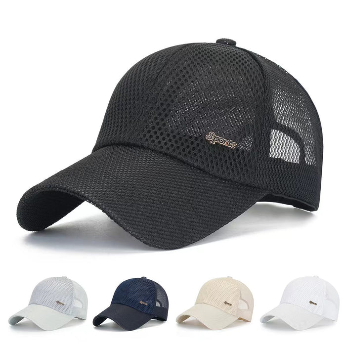 Wholesale Mesh breathable baseball cap, sunshade and sun protection hat, versatile for outdoor leisure