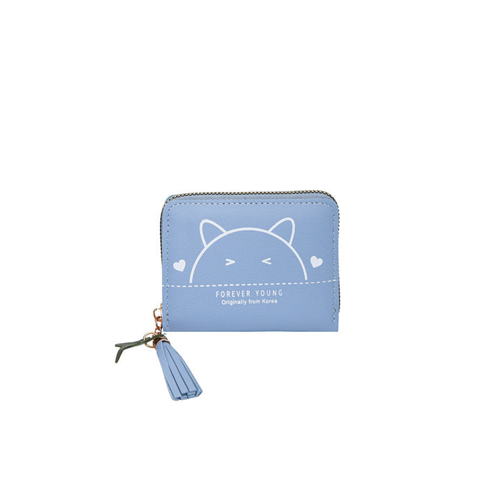 Wholesale 3pcs Simple Fresh Short Coin Purse Wallet