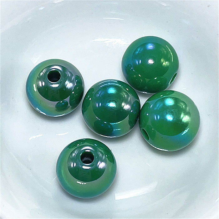 Wholesale 300pcs 14MM Colorful Shell Resin Beads JDC-BDS-Xiaox004