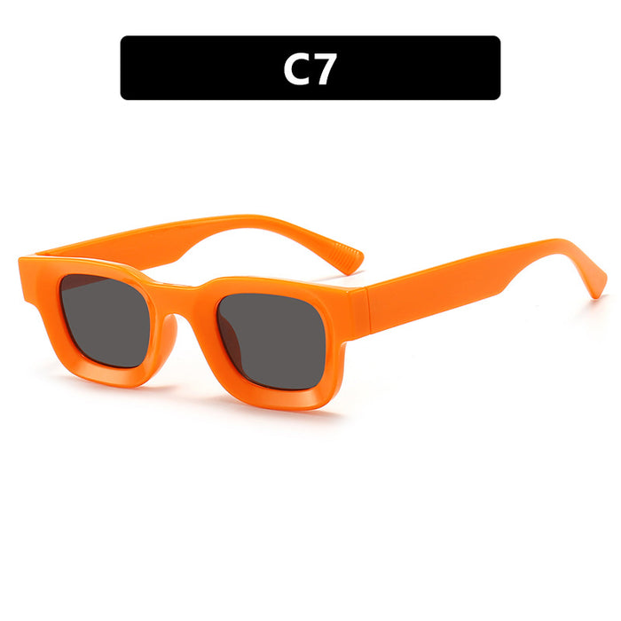 Wholesale Fashion Sunglasses New Square Narrow Frame Sunglasses Street Photography Style Sunglasses Premium Sense