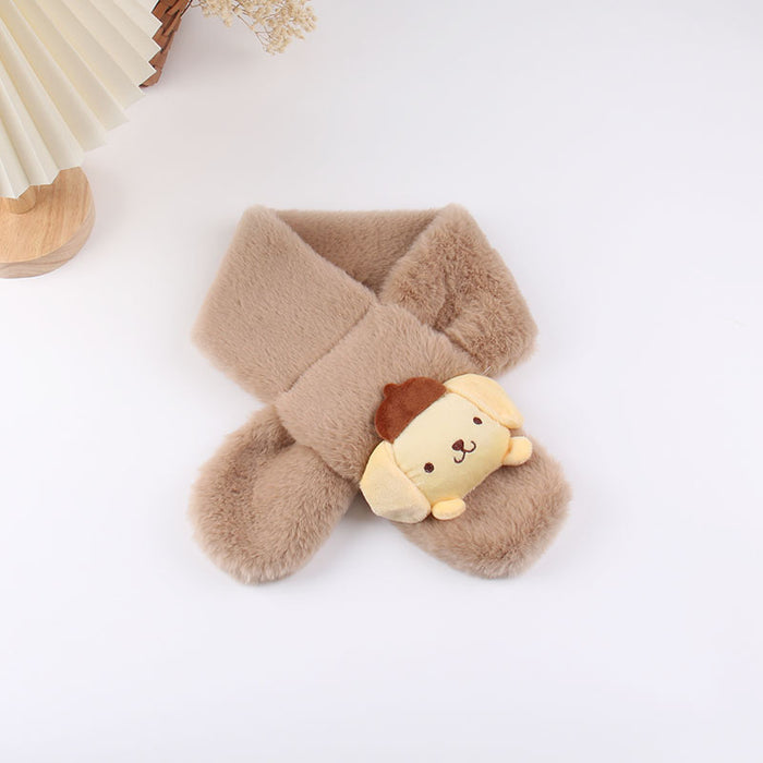 Wholesale Pure Color  Cartoon Cute Scarves