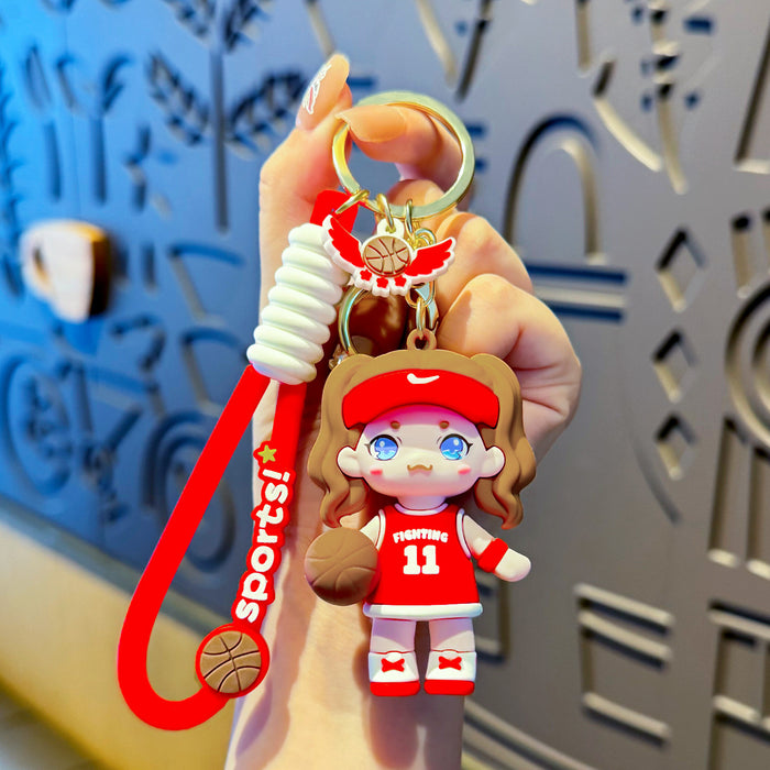 Wholesale PVC Cartoon Doll Keychain JDC-KC-MengXu008