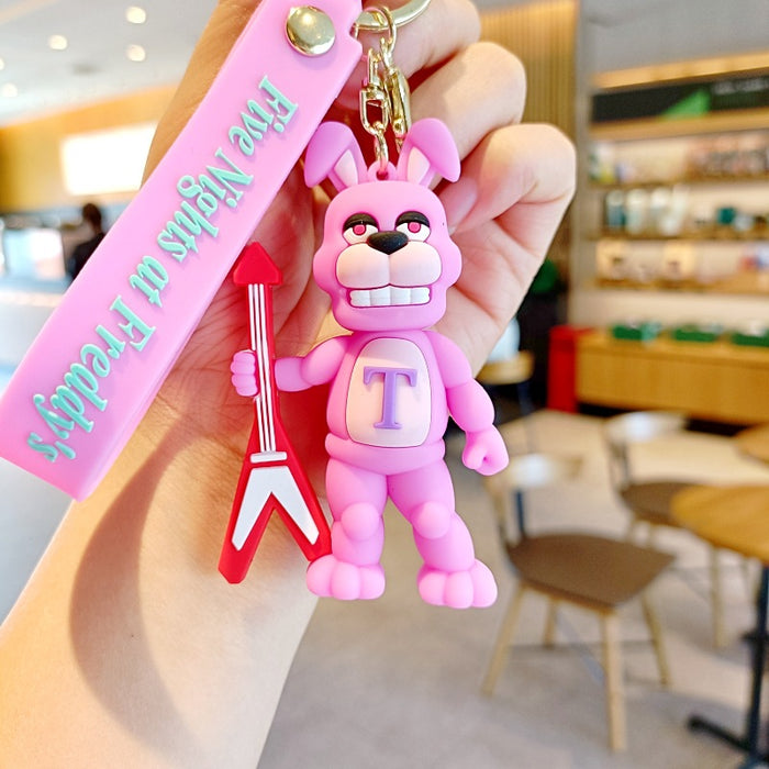 Wholesale Mutant Animal Cartoon Doll Silicone Keychain JDC-KC-MingT064