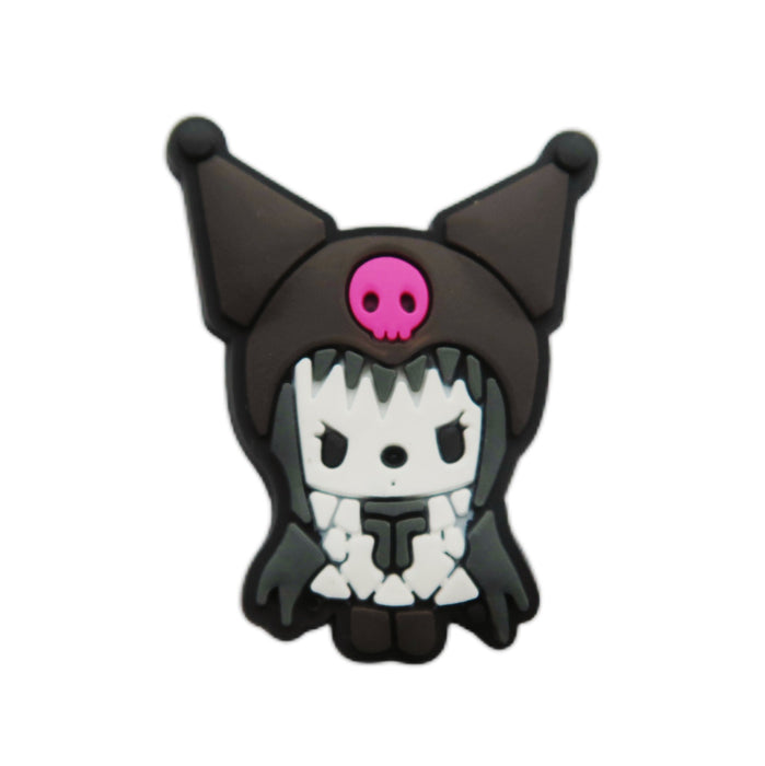 Wholesale 100 Pcs Shoe Flower Shoe Buckle Hole Shoe Accessories PVC Soft Glue Jewelry