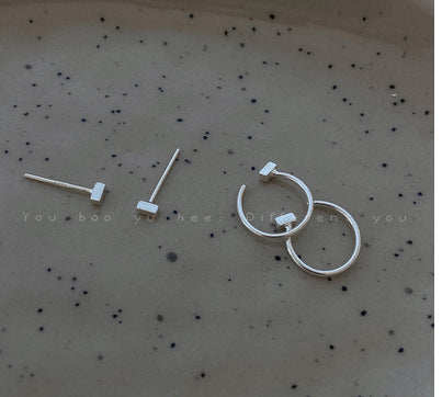 Wholesale Minimalist earrings mini ear sticks small round beads earrings jewelry