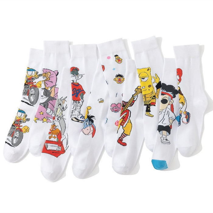 Wholesale Cute cotton socks for all seasons,  anime socks