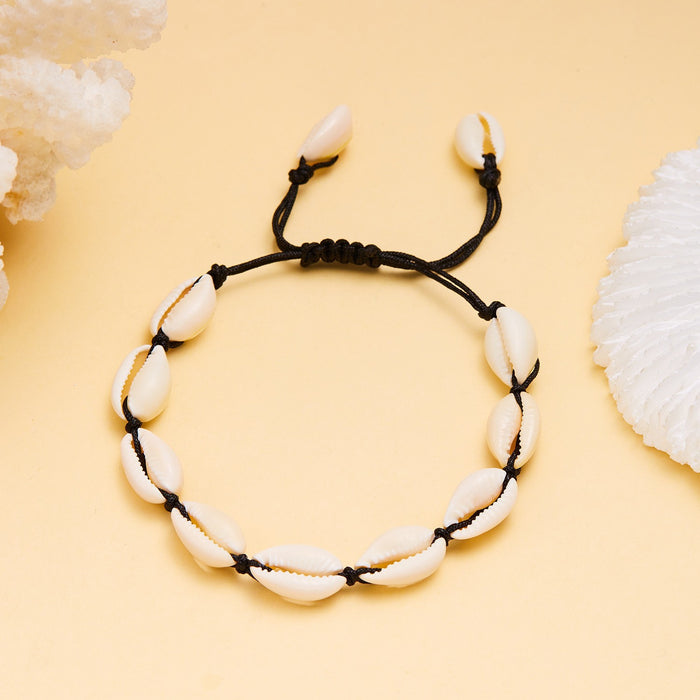 Wholesale Bohemian Sea Star Shell Beaded Bracelet Summer Beach Vacation Jewelry Accessory