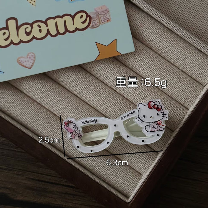 Wholesale Sweet Cool Style Acrylic Glasses Cat Hairpin Side Duckbill Clip Hairpin Hair Accessories Clip