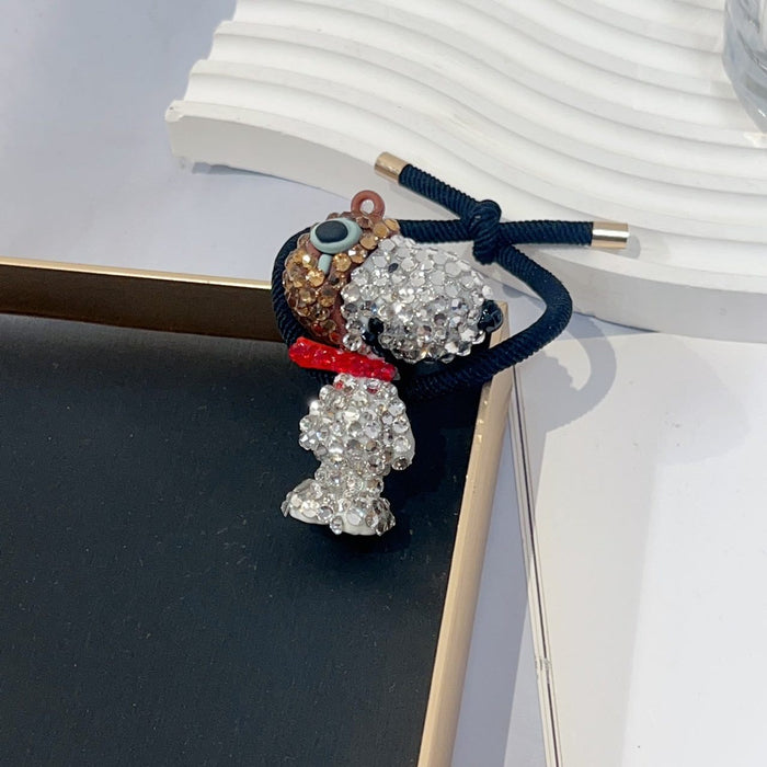 Wholesale full diamond hairpin rhinestone hair band cute cartoon hair tie cover