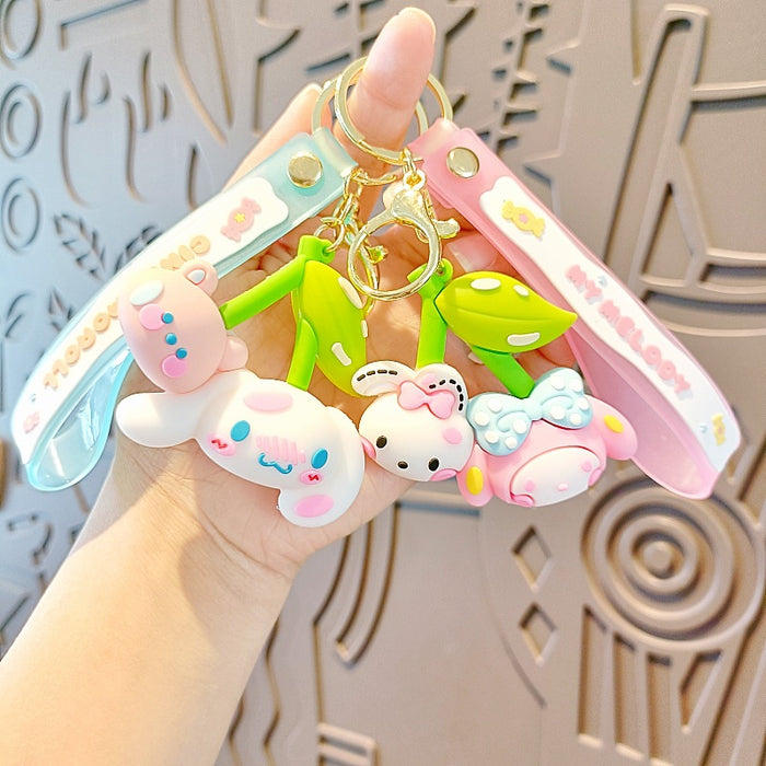 Wholesale Cartoon Doll Silicone Keychain JDC-KC-MingT267