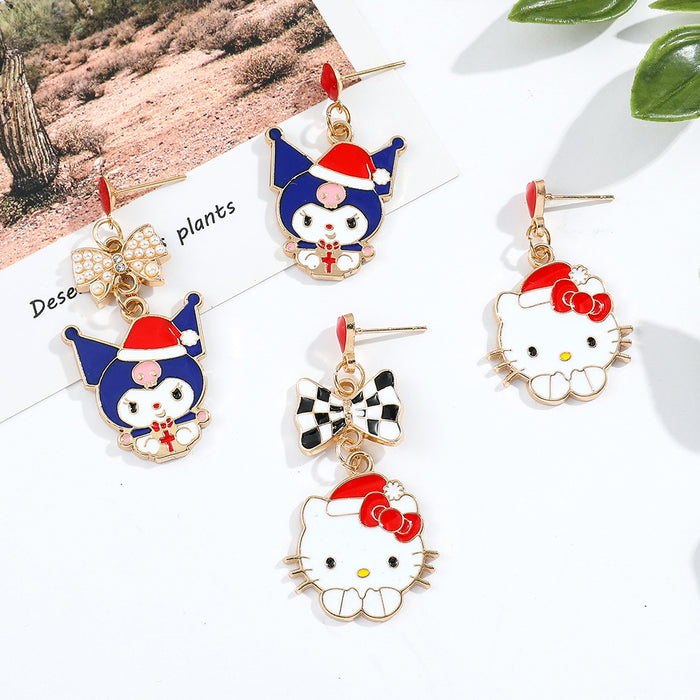 Wholesale  cartoon earrings cuteearrings  Christmas earrings