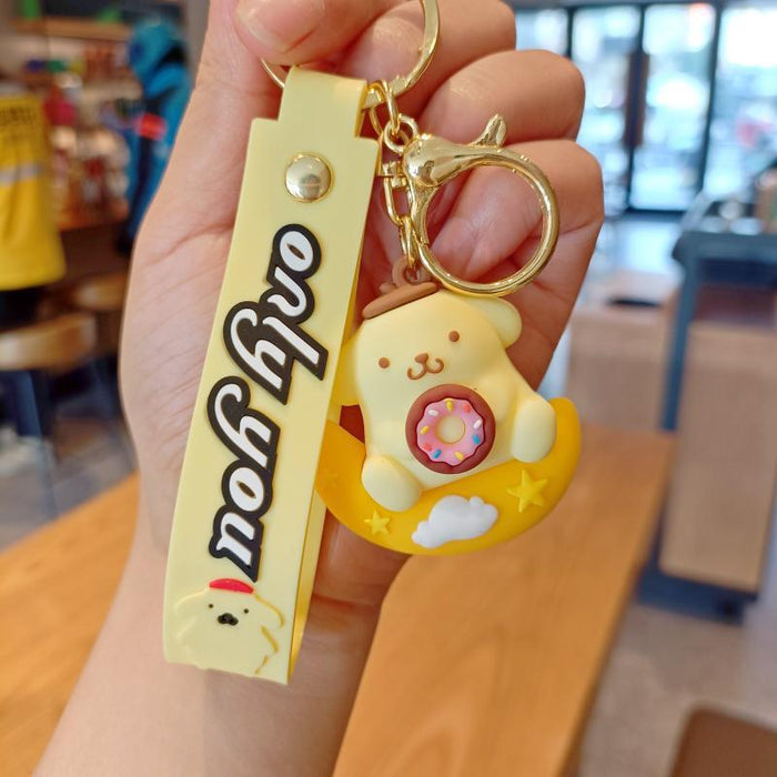 Wholesale Silicone Cartoon Doll Keychain JDC-KC-MingT108