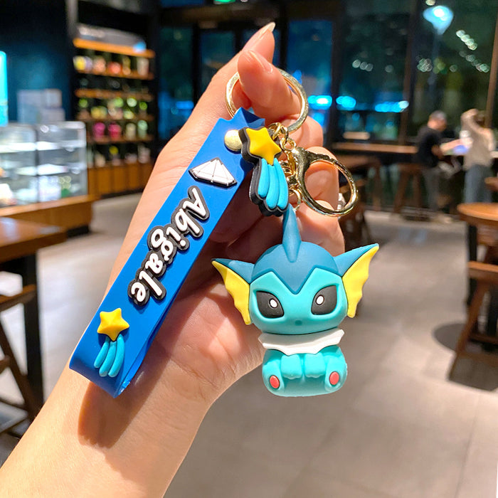 Wholesale Creative keychain cartoon figurine car keychain couple bag pendant