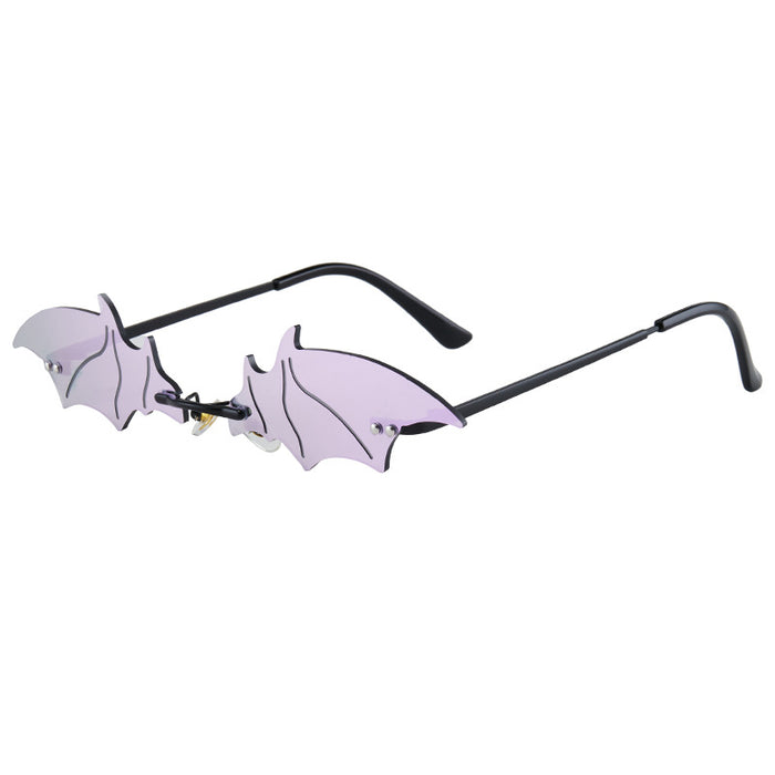 Wholesale Bat sunglasses exaggerated styling sunglasses without sunglasses