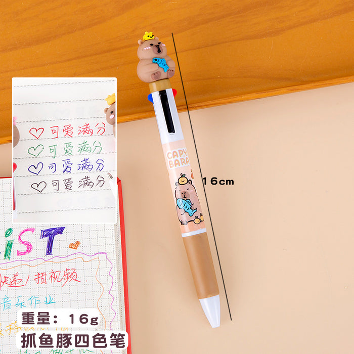 Wholesale Ballpoint Pen Student Stationery Prize Gift Christmas Gift Award Christmas Reindeer Multicolor