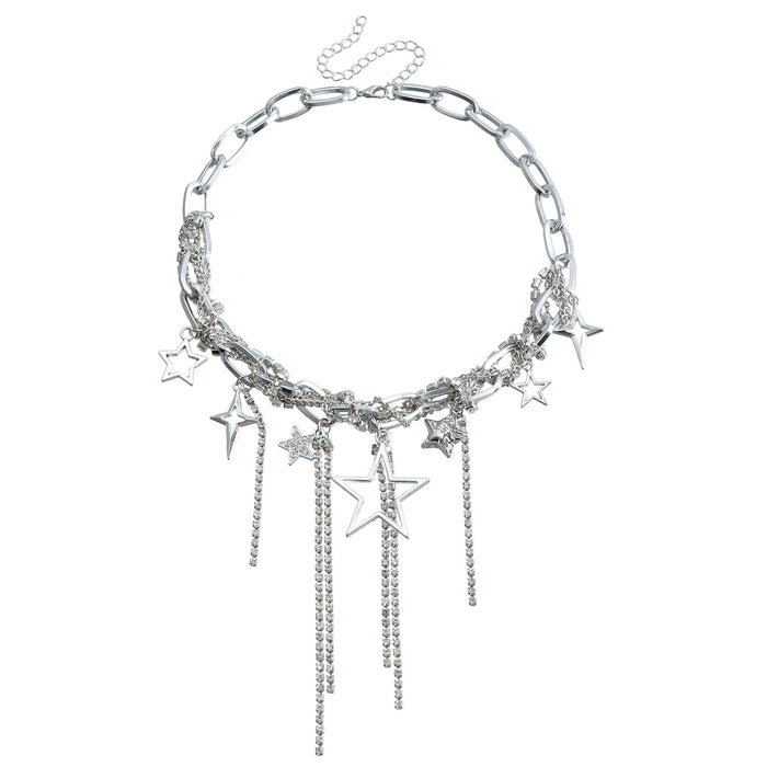 Wholesale full of diamond rhinestone necklace pure desire hot girl necklace