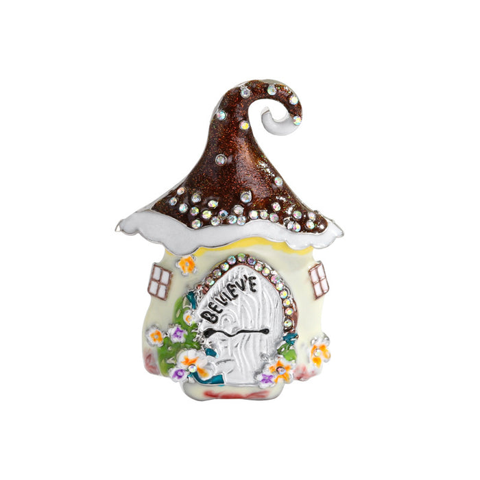 Wholesale Christmas house brooch