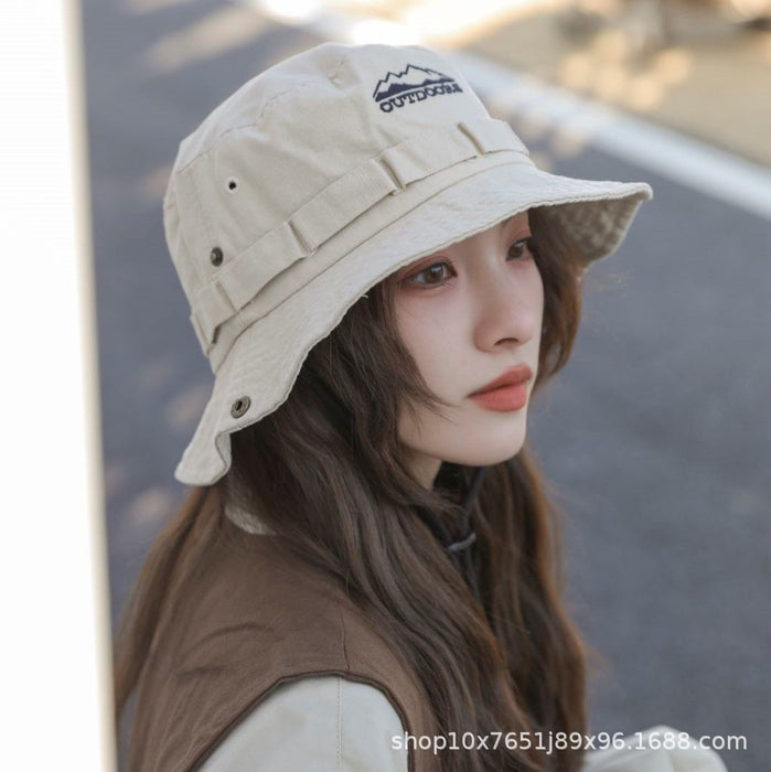 Wholesale Outdoor camping, hiking, new bike riding, windproof, sunshade, sun protection, fisherman hat, casual breathable basin hat