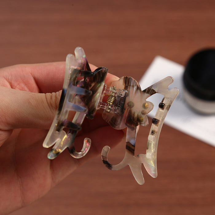 Wholesale Cute Cat Acetic Acid Personalized Hair Clips