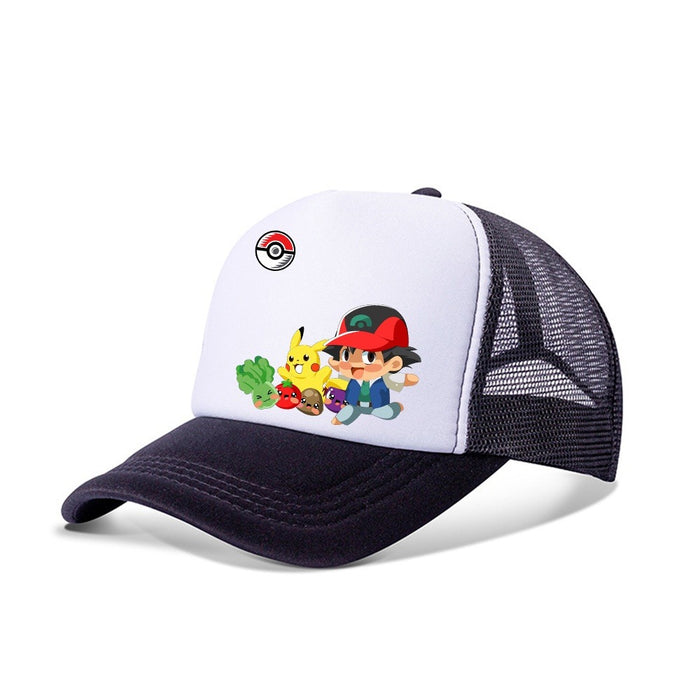 Wholesale Cartoon Baseball Cap Mesh Breathable Dome Hat Hip Hop Sports Cap