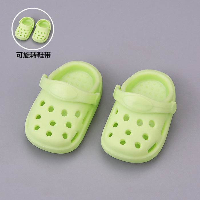 Wholesale Hole shoes 10cm 15cm cotton doll accessories toys