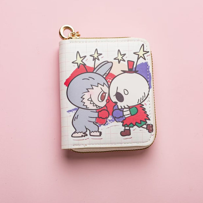 Wholesale Small Wallet Short Folding Card Holder Student Compact Multi-Compartment Wallet