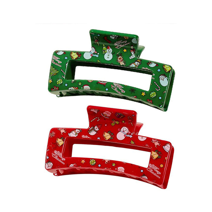 Wholesale Christmas hair clip,  reindeer snowman print,  shark clip,  cartoon hair accessory