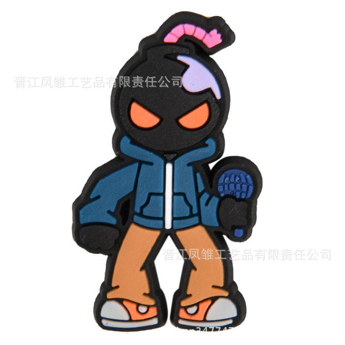 Wholesale 50pcs Cute cartoon Shoes Charms accessories