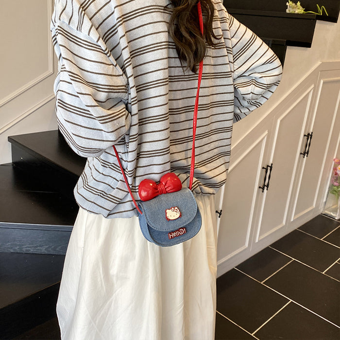 Wholesale Cute Cartoon Bow Mini Crossbody Shoulder Bag for Kids