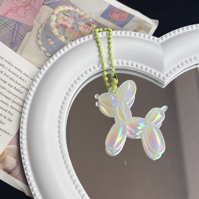 Wholesale Laser Balloon Doll Keychain Pendant Versatile Personalized Pendant Colorful Dog Creative Jewelry Gift