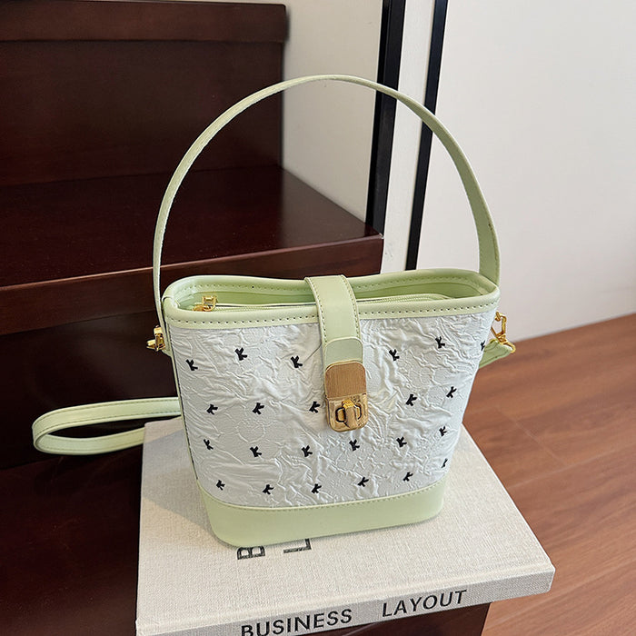 Wholesale New Fashion Handheld Bucket Bag Versatile Single Shoulder Bag Casual Crossbody Bag