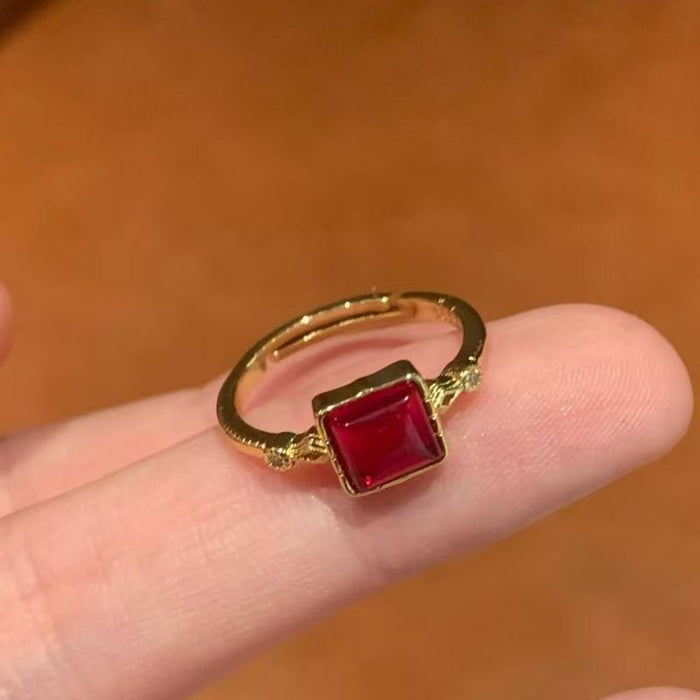 Wholesale Dressed Middle Aged Ring vintage Ring Opening Adjustable Devil's Eye