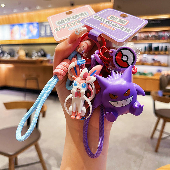 Wholesale Aromatherapy keychain figurine cute cartoon couple bag pendant gift