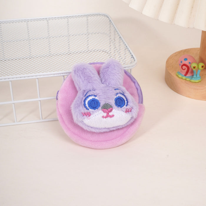 Wholesale Mini plush cute cartoon wallet portable