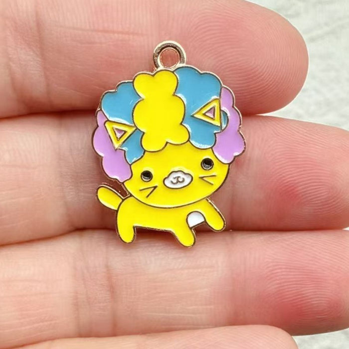 Wholesale 10pcs Cute Cartoon Dog DIY Accessories,  Charms,  Headwear,  Necklace,  Earrings Pendant