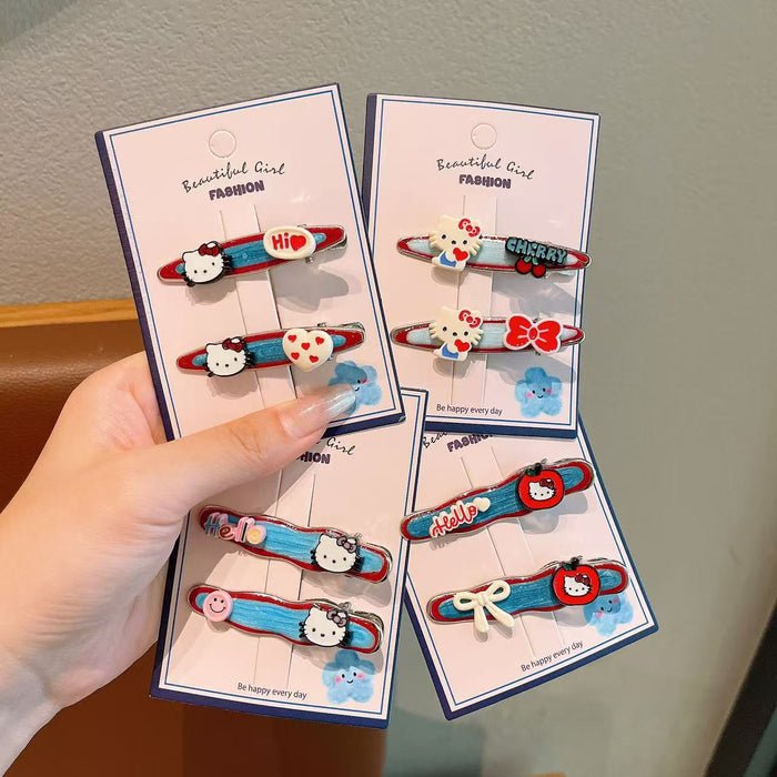 Wholesale Children' s blue cat hair clip