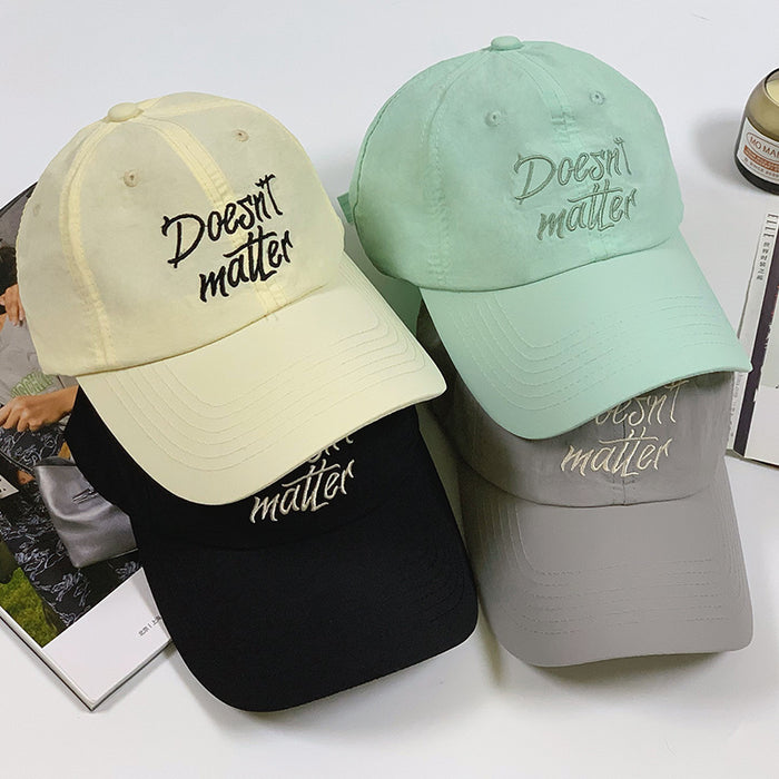 Wholesale Embroidered Baseball Cap Women's Summer Outdoor Sunscreen