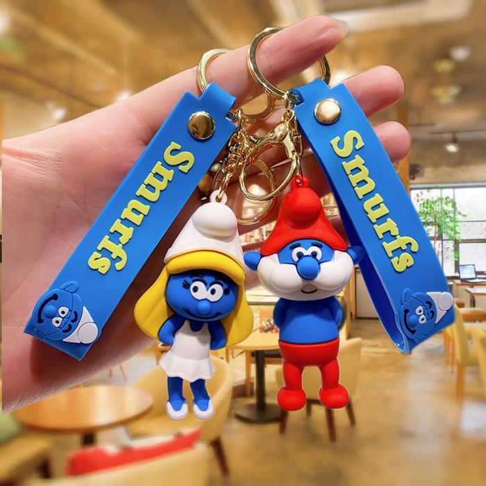 Wholesale Cartoon Silicone Doll Keychain JDC-KC-MingT187