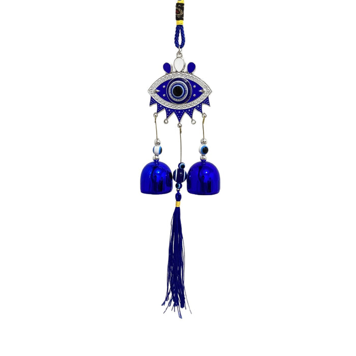 Wholesale Devil Eye Wind Chimes Blue Eye Bell Tassel Pendant