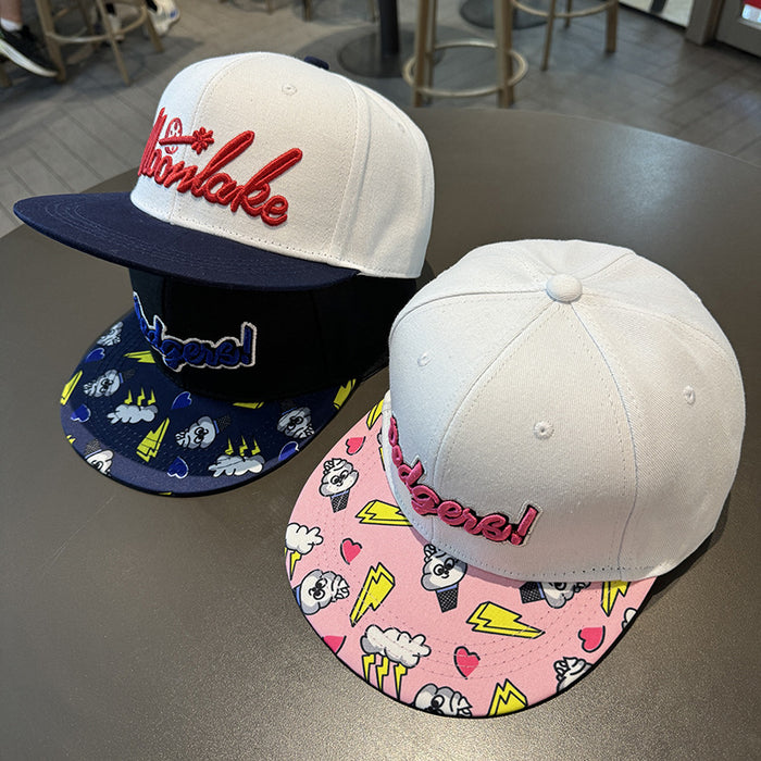 Wholesale Hip hop hats for men and women, spring and autumn baseball hats, student flat brimmed hats, summer sun visor hats