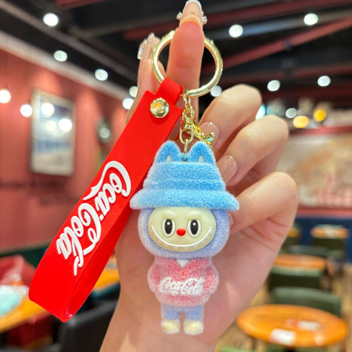 Wholesale Sheep keychain pendant cartoon keychain car keychain bag pendant