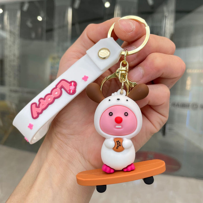 Wholesale Keychain cartoon figurine backpack pendant car keychain