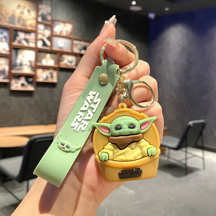 Wholesale Alien keychain cute doll car bag pendant small gift