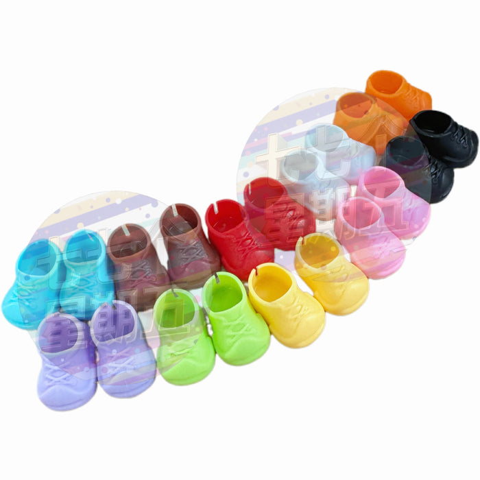 Wholesale  17cm  dress-up open smile sports shoes accessories