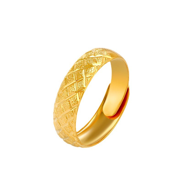 Wholesale Real Gold Plated Open Ring for Men JDC-RS-XP002