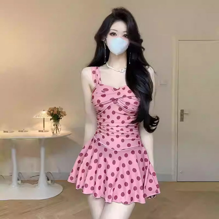 Wholesale Swimsuit one-piece skirt style conservative and high-end, slimming down