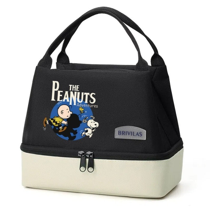 Wholesale Cartoon Cute Print Double-Layer Insulated Bag  Handbags