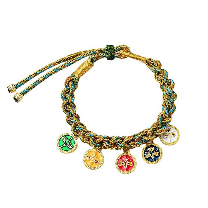 Wholesale Colorful rope, hand rope bracelet, women's hand woven rope, hand rope