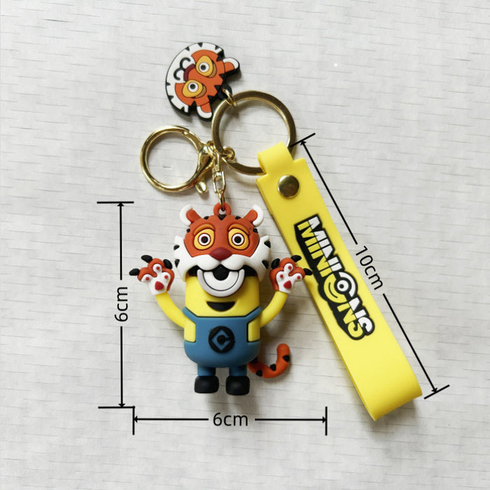 Wholesale Creative cartoon keychain pendant, cute PVC keychain doll pendant