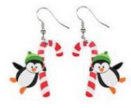 Wholesale Acrylic Christmas Cartoon Christmas Tree Earrings JDC-ES-Qiany008